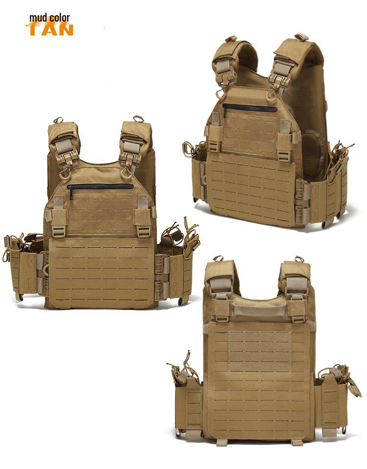 1000D Laser Cut MOLLE Quick Release Tactical Vest for Military and Wargames