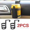 1/2Pcs Car Beverage Cup Holder Car Cup Holder Door Holder Seatback Armrest Cup Black Plastic Window Seat Beverage