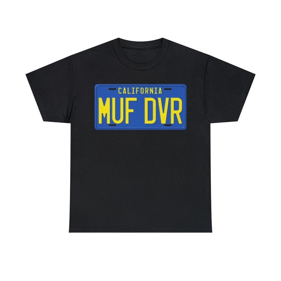 MUF DVR Cheech and Chong License Plate Short Sleeve Tee XL