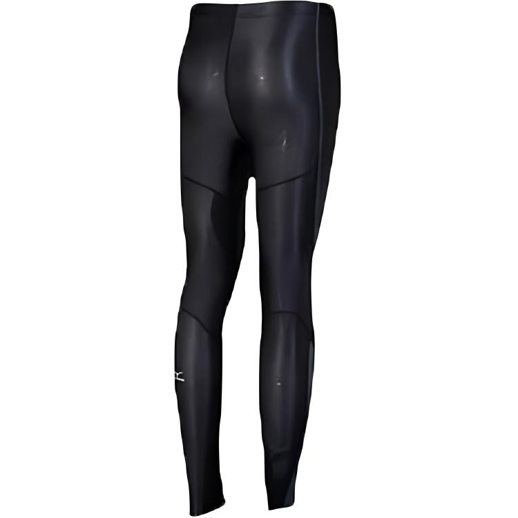 Mizuno Elite Compression Solid Comfortable Mid-Rise Sports Tights Men Bottoms Black Z65RTA01-09