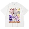 230 Gsm 100% Cotton Demon Slayer V105 Kokushibo Print Unisex Heavy Cotton T Shirt