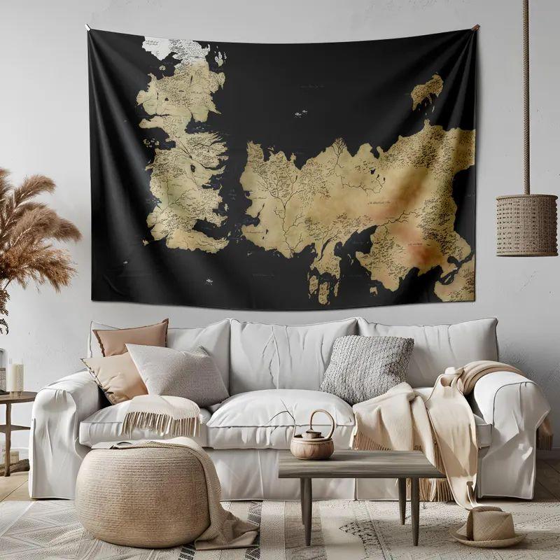Game of Thrones map wall tapestry 75x100
