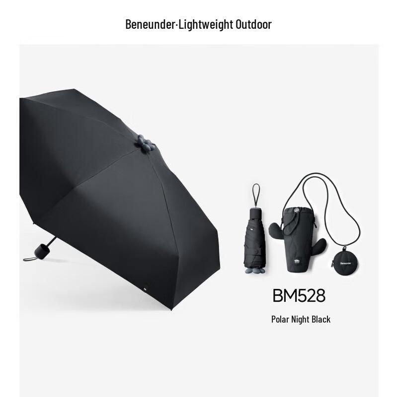 Beneunder UV Protection 5-Fold Sun/Rain Umbrella
