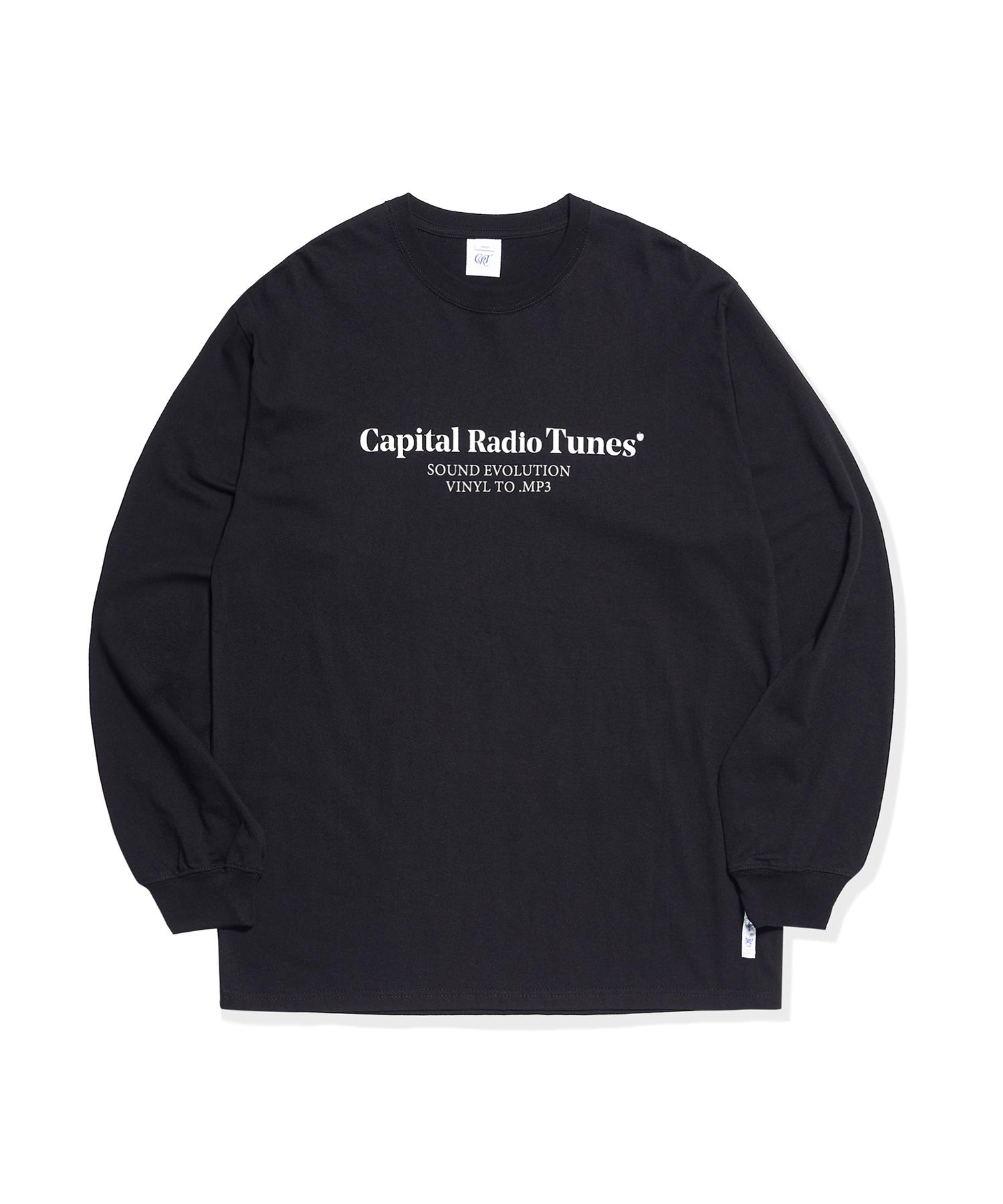 Capital Radio Tunes Typo Long Sleeve Black Black/Ll