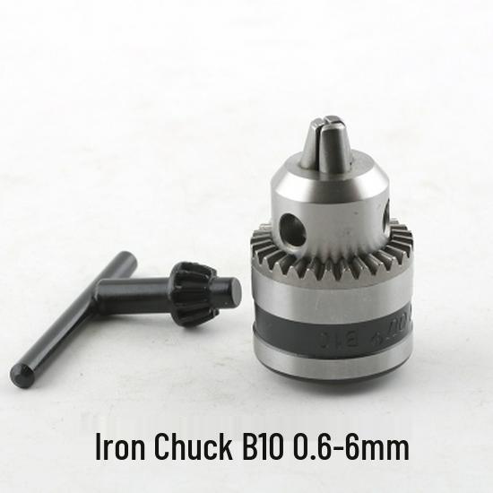 Multi-function Rotary Hammer to Electric Drill Adapter: Round/Square Shank, Four-Flute, Round Head