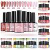 Herbst/Winter Gel-Nagellack-Set Saisonale Farben Salon Professionell Soak-Off UV-LED-Gel-Kit 12/24 Farben Matt Glänzend Nagelkunst-Werkzeuge