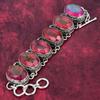 Pink Triplet Opal Bracelet, 925 Solid Sterling Silver Gemstone Jewelry, Handmade Bracelet, For Thanksgiving