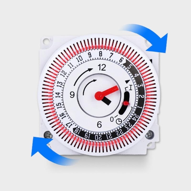 Mechanical Timer Switches Rotary Dials Timer 15 Minutes To 24 Hours Period Automatic Power Off For Home And Office