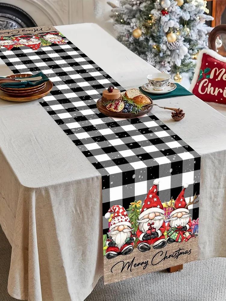 Table track 35x180 cm polyester anti-slip coating multi-colored