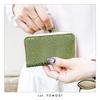Coin Kotobuki Small Compact Accessory Japanese No Metal Japanese Mugwort Nishijin-ori Case, Pouch, Wallet, Wallet, Case, Leather, Pattern, Fittings,