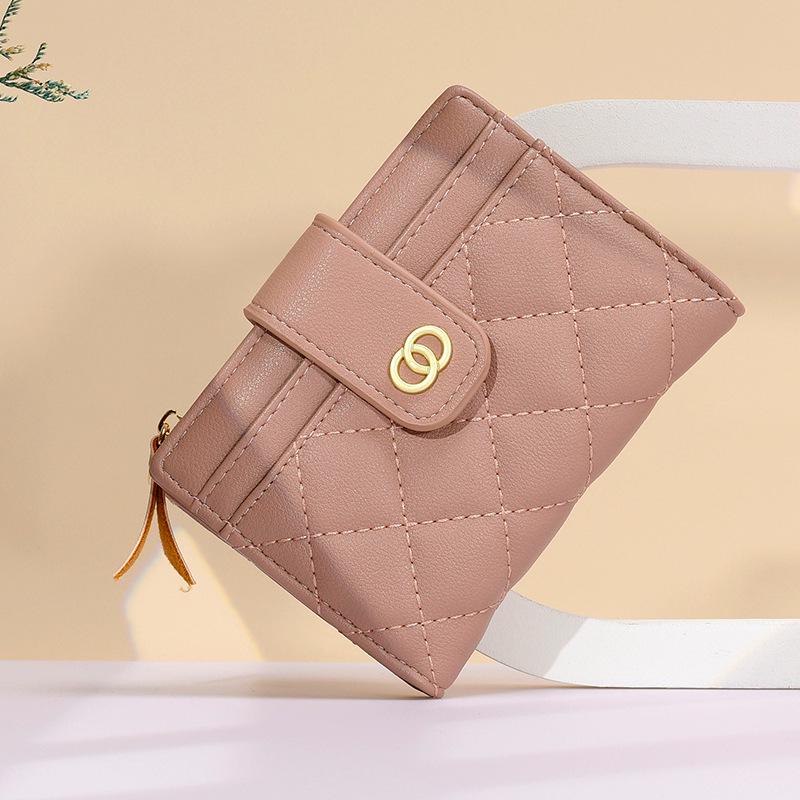 Korean Style Women's Wallet: Compact Card Holder & Coin Purse