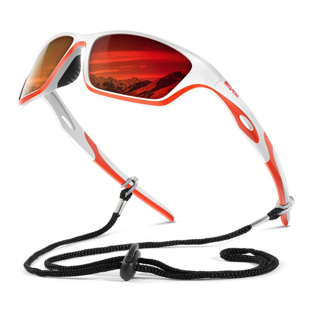 SCVCN Polarized Fishing Sunglasses Sports Sunglasses for Men and Women Cycling Glasses Mountain Bicycle Riding Goggle Bike UV400