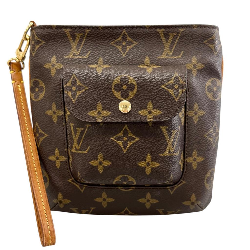 LOUIS VUITTON Partition M51901 Shoulder Bag Brown Women Pouch used
