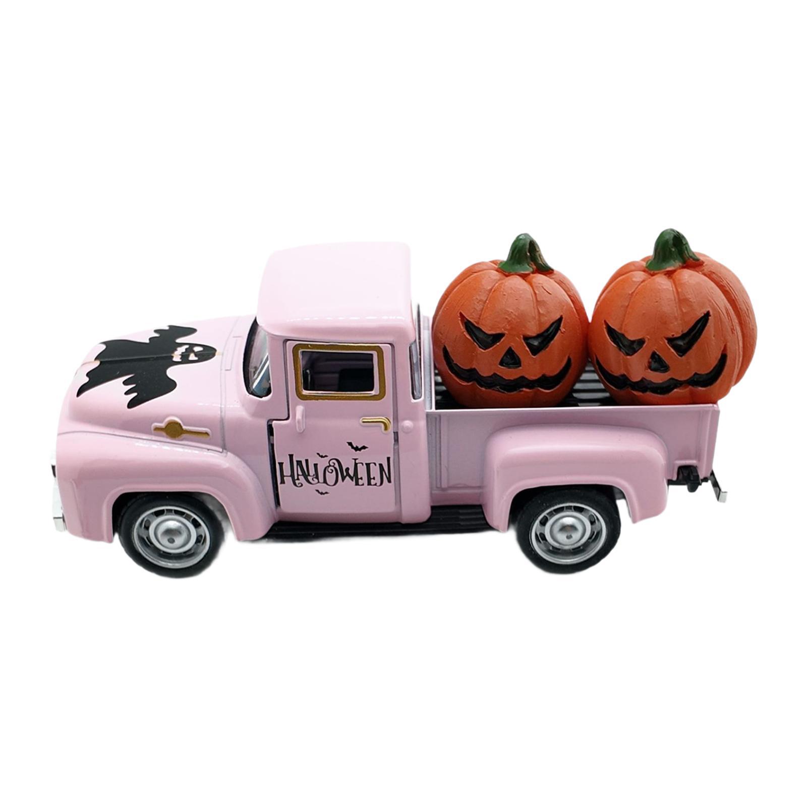 

Halloween Alloy Truck Model Creative Halloween Table Decoration Table Centerpieces for Mantel Party Favor Farm Party Kitchen розовый