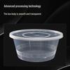 1500ml Disposable Round Takeaway Container with Lid