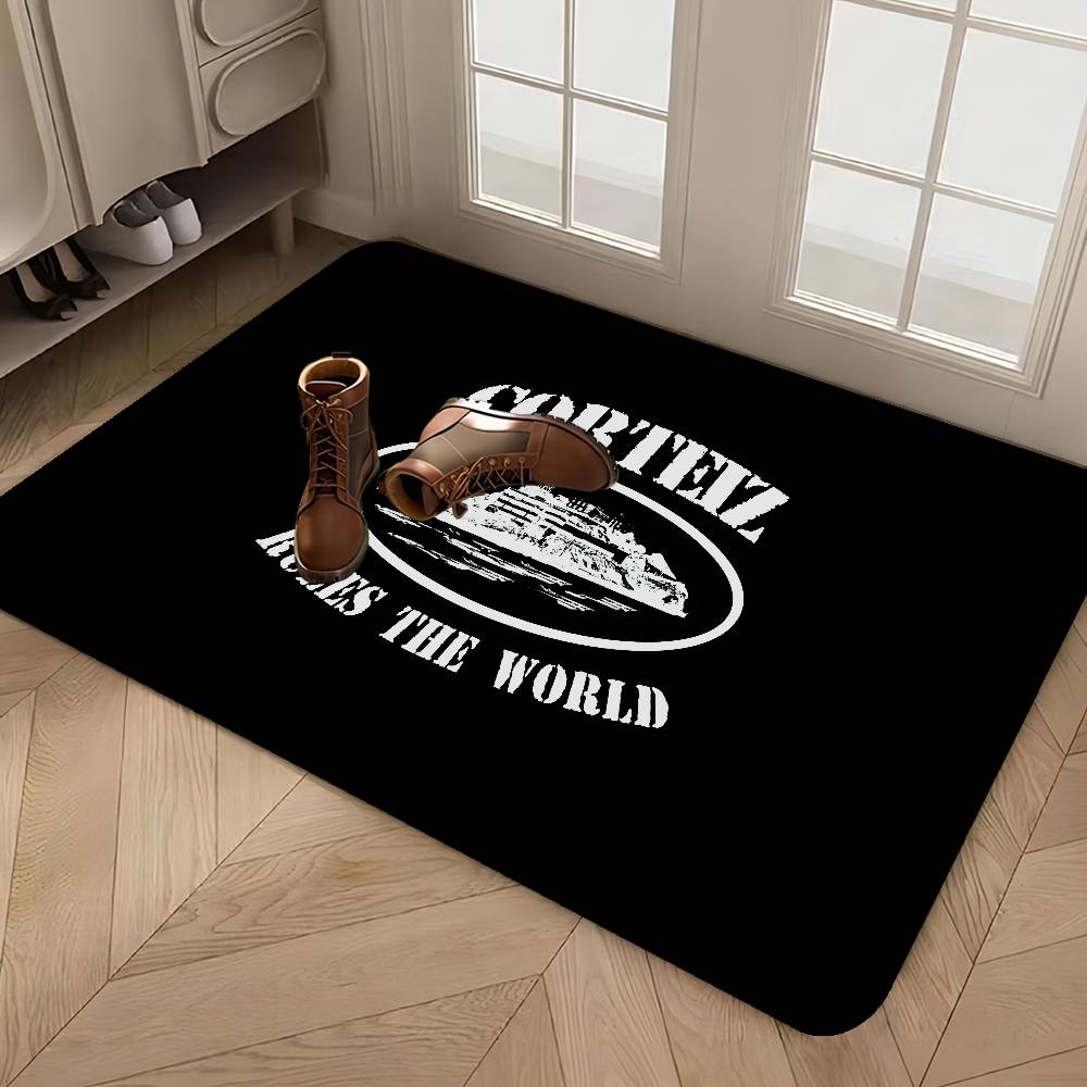 Hot Fashion C-Corteizs Room Mats Cheaper Anti-slip Modern Living Room Balcony Printed Welcome Rug