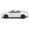 Bburago 1/24 Scale Nissan GT-R 2017 White / Diecast Model Car, Finished Product, 18-21082 WT