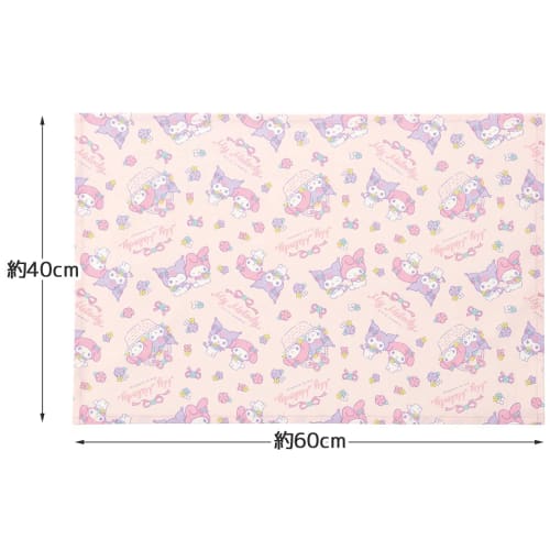 Skater Large Placemat 60x40cm with Name Tag, My Melody, Sanrio LTM1-A