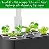 27Pcs Reusable Veg Hydroponic Planting Basket For Plant Soilless Cultivation System Garden Plant Grow Mesh Pot