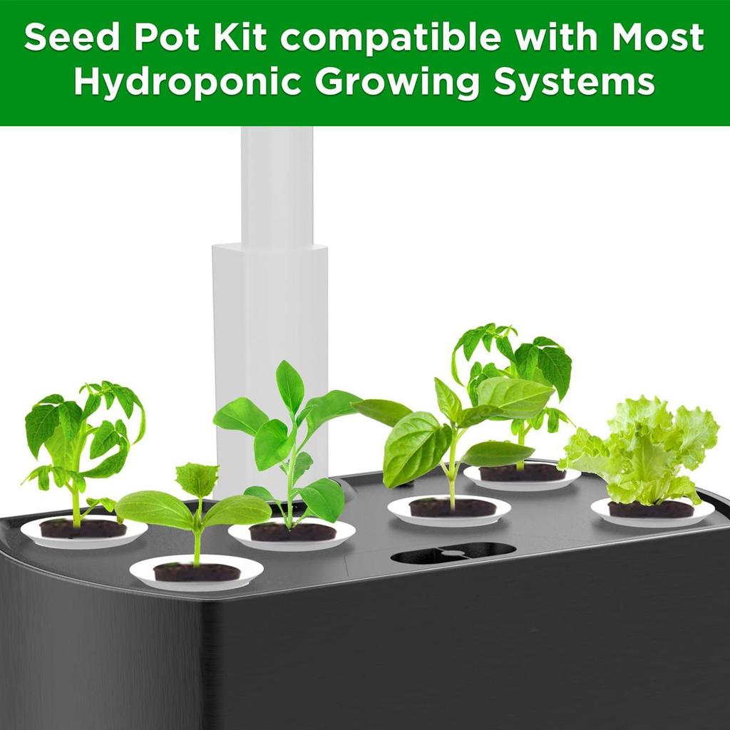 27Pcs Reusable Veg Hydroponic Planting Basket For Plant Soilless Cultivation System Garden Plant Grow Mesh Pot