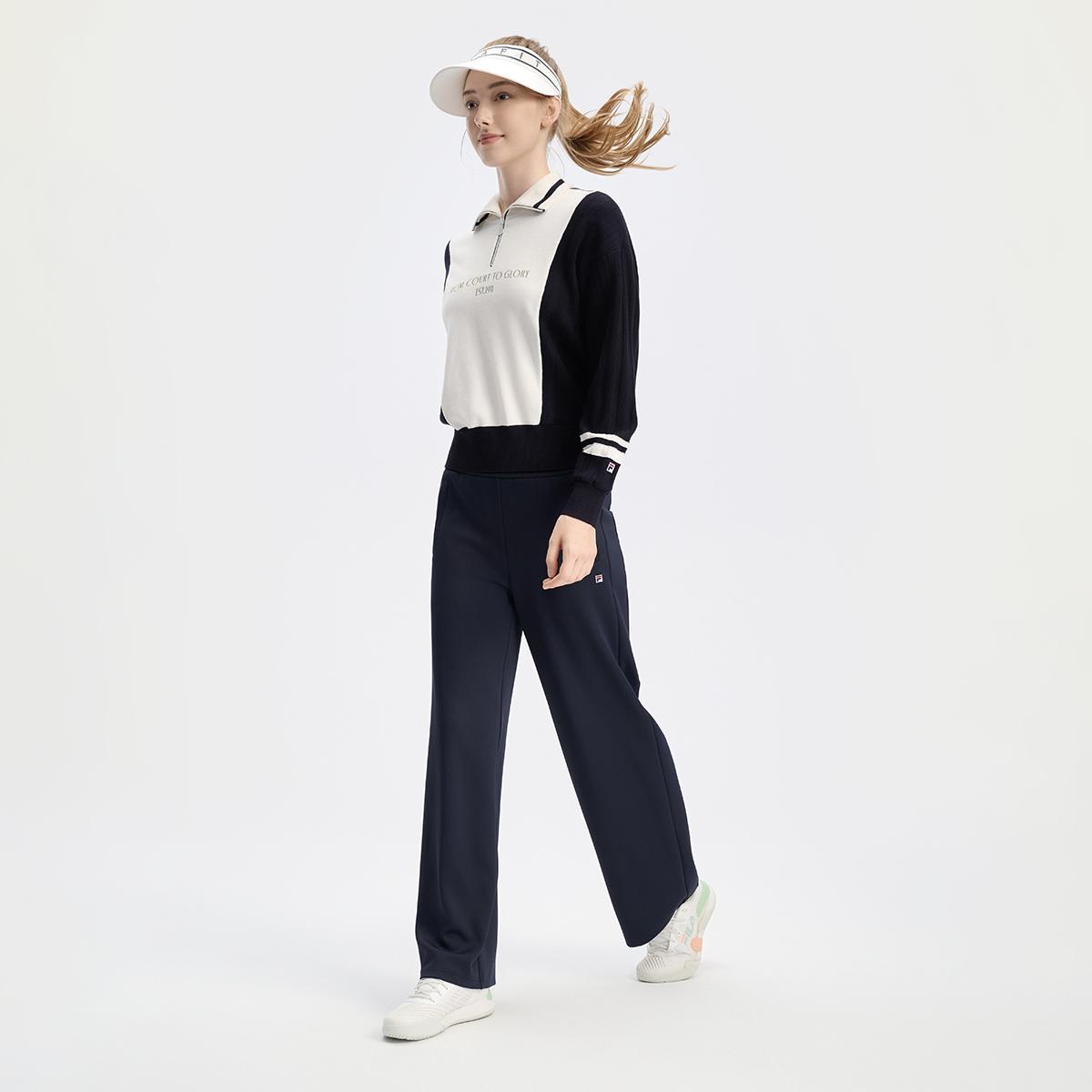 

Новые вязаные спортивные штаны FILA женские RD королевский синий A11W443603FNV 170/70A/L