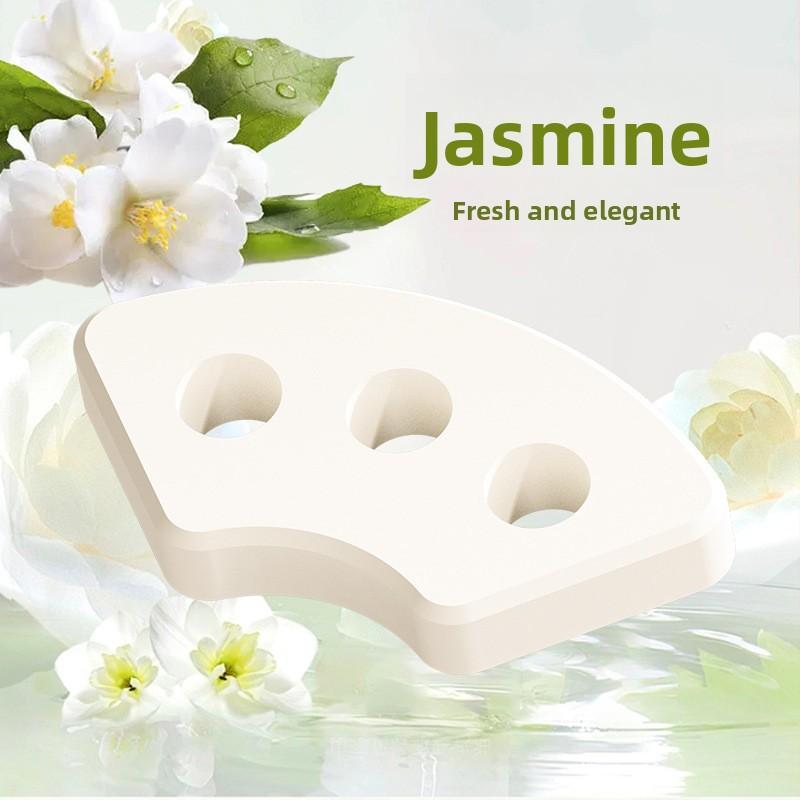 Engangs toalettbørste, veggmontert i husholdningsbad, ingen blinde flekker. Spesielt avkalkingsverktøy for toalettbørster, børstehode