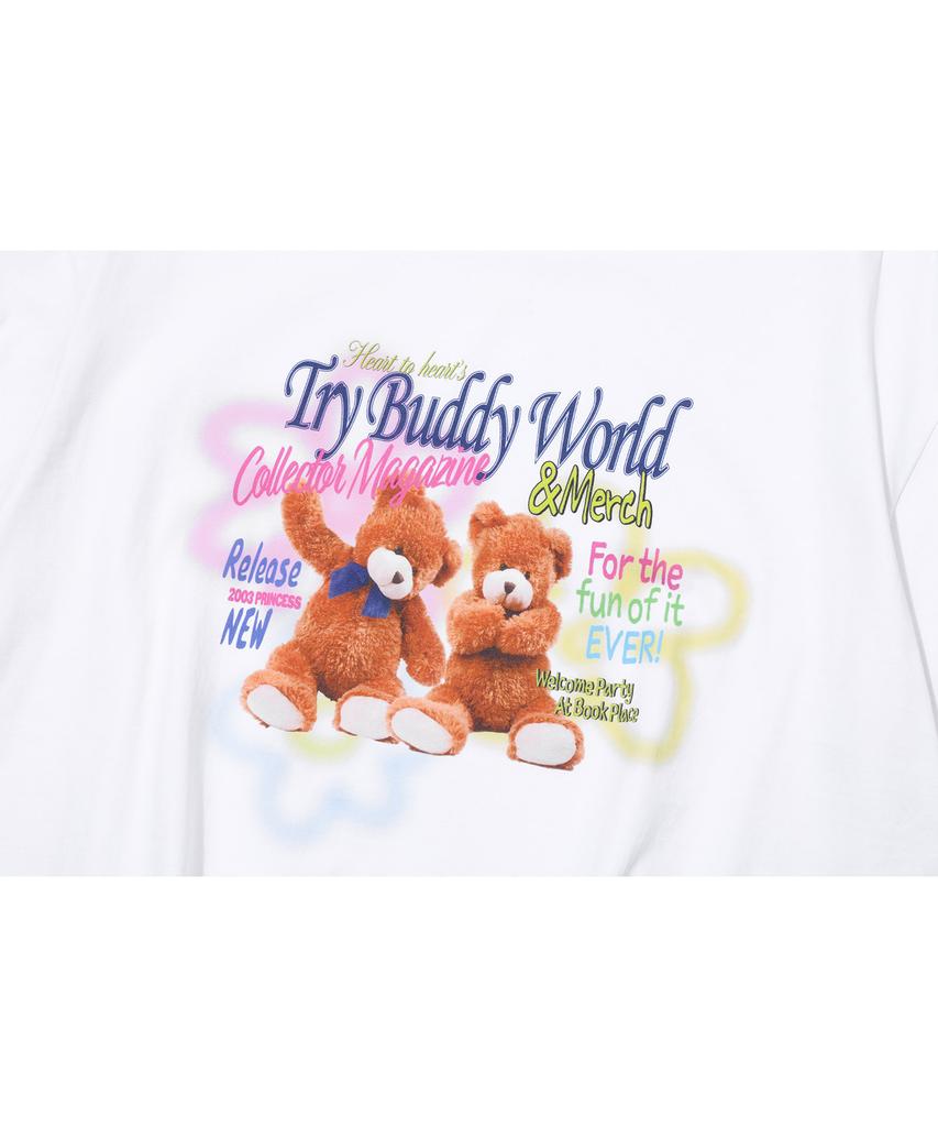 CPGN STUDIO Dtp Teddy Buddy White Short Sleeve T-Shirt