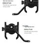 Adjustable Rotatable Metal Phone Holder for Motorcycle Electric Vehicle - Rearview Mirror Bracket