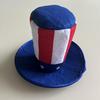 1 Set July 4th Goose Outfits, Patriotic Porch Goose Costume, Independence Day Apparel, Stars Stripes Hat Bow Tie for Lawn 23 Inch Goose Statue