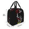 Mickey Mouse Lunch Bag with a Zipper Closure. This Compact, Stylish, Portable Insulated Lunch Bag Features a Soft Cooler Bag and a Stylish Clasp Closu