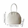Versatile Style Shell Shoulder Bag Soft Handheld Shoulder Bag New PU Leather Tote Bag  Shopping Bag