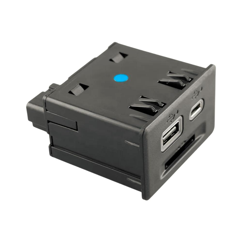 USB Audio Auxiliary Jack Receptacle Assembly For GMC Sierra 1500 Acadia Cadillac