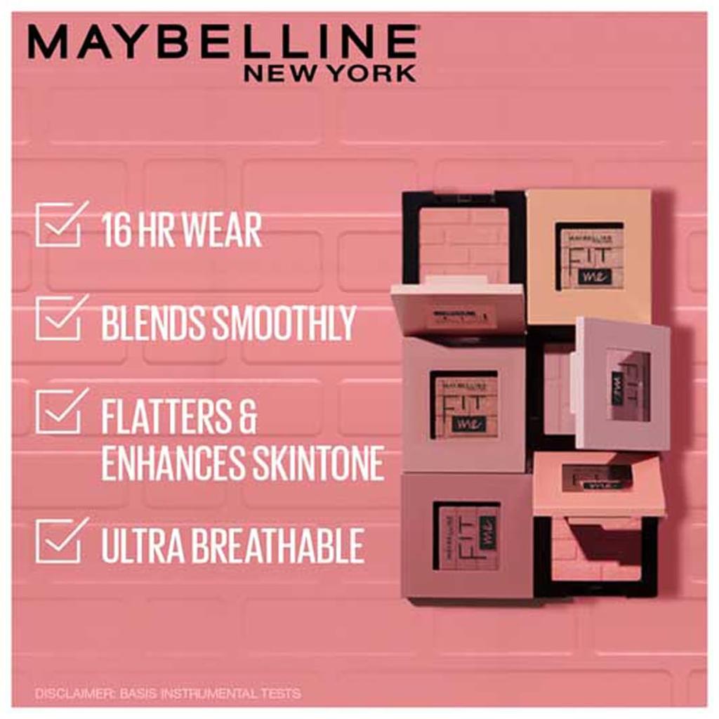 Maybelline New York Fit Me Mono Blush 20 Hopeful 4.5g Pack of 1 Long-Lasting Silky Smooth True Tone Cheek Powder 16 Hours Wear