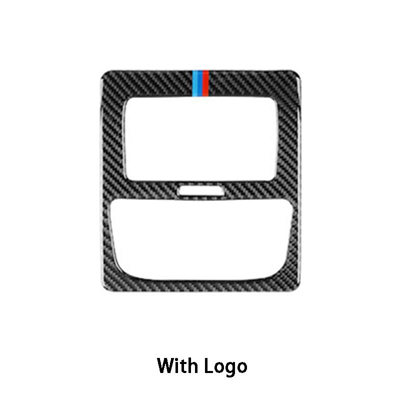 Carbon Fiber Car Rear Exhaust Air Outlet Vent Trim Cover Car Styling For BMW X3 X4 G01 G02 G08 2018-2022 Interior 