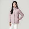 Li-Ning Minimalist Logo Loose Windproof Waterproof Sports Casual Hooded Windbreaker Women Outerwear AFDVJ58-2