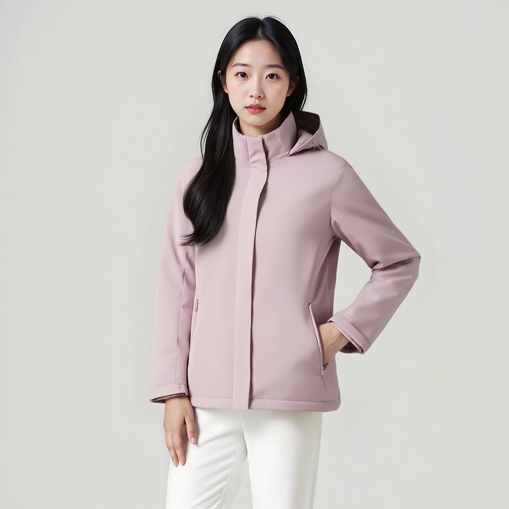 Li-Ning Minimalist Logo Loose Windproof Waterproof Sports Casual Hooded Windbreaker Women Outerwear AFDVJ58-2