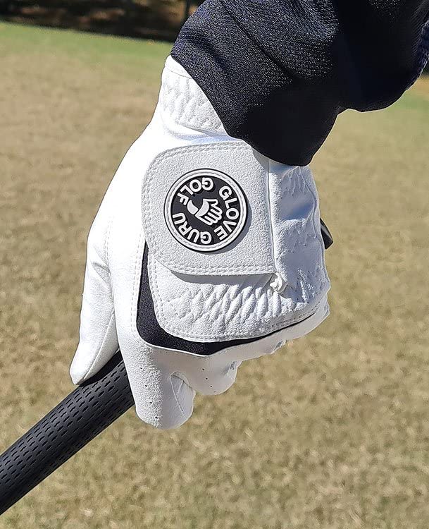 GloveGuruGolf 2 gloves Golf Left 23cm [2 types, set] Men's Glove, Hand, All-Weather, (S-M)