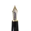 Great MONTBLANC Fountain Pen Meisterstück Classic White Star Black 14K Mens Used