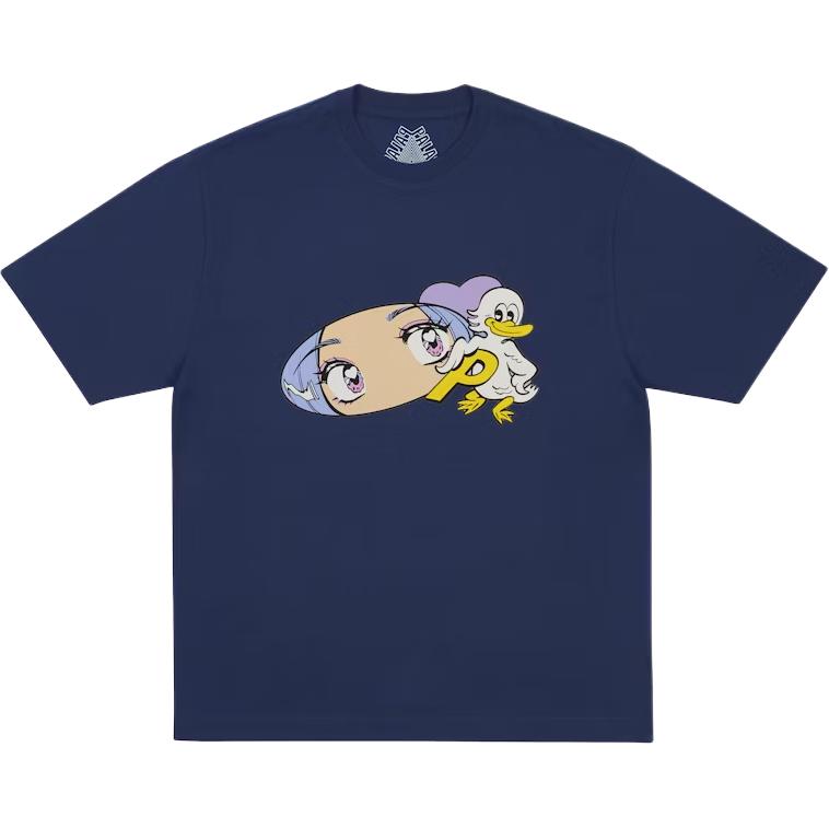 

Palace Rear View T-Shirt Navy Unisex Tops Blue P29TS118 M