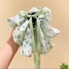 1Pc Chiffon Floral Sweet Half-tied Hairpin Bridal Headdress for Wedding Banquet Holiday Party Decoration