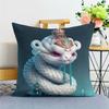 Cartoon Zodiac Pillowcase Dormitory Decoration Office Living Room Home Pillowcase