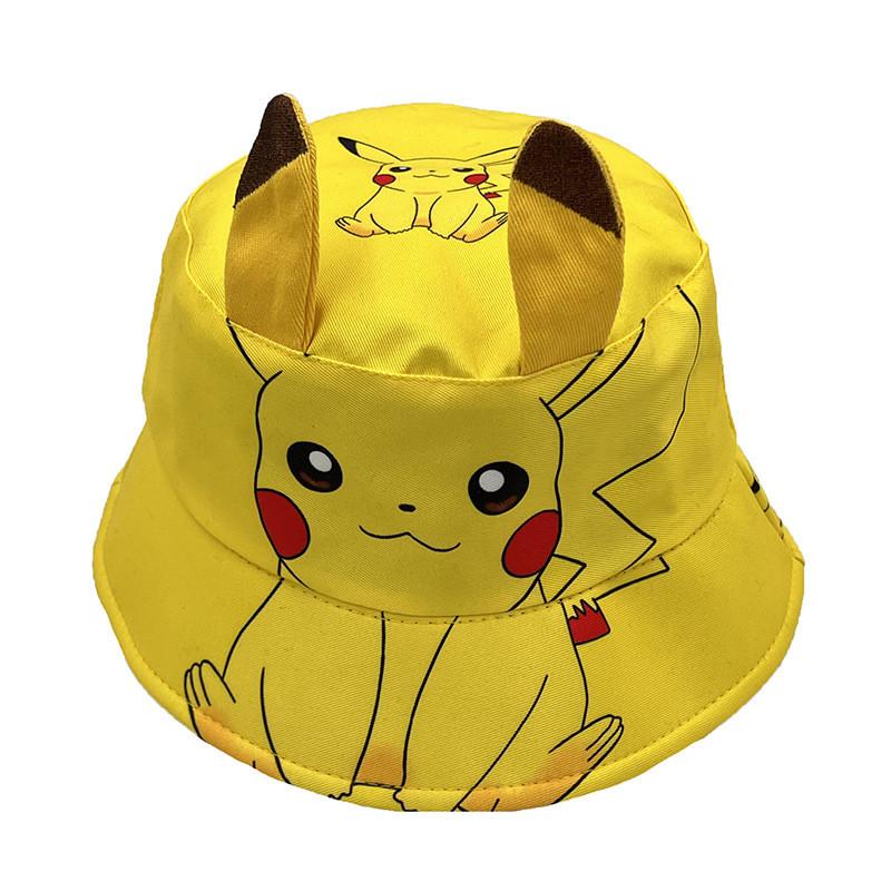 Pikachu Super Mario Bros Kuromi Pattern Fisherman Hat With Sun Protection For Kids And Teens