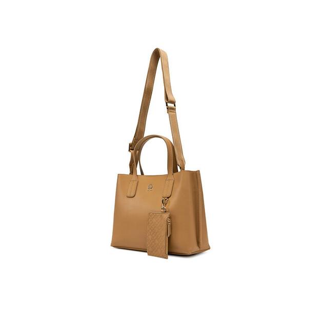 Bag Tommy Hilfiger Tommy Hilfiger Th Distinct Mini Tote AW0AW17192 Brown