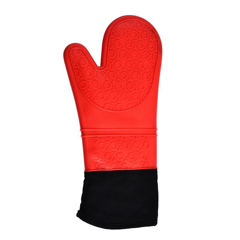 Silicone Heat-Resistant Non-Slip Oven Gloves for Kitchen Baking