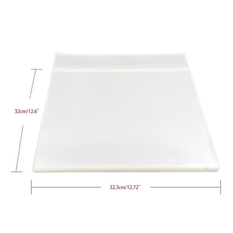 50x Vinyl Record Outer Sleeves 12in for LP | Durable & Wrinkle-Free | Crystal Clear |12.72x12.6in Fits Most Gatefolds