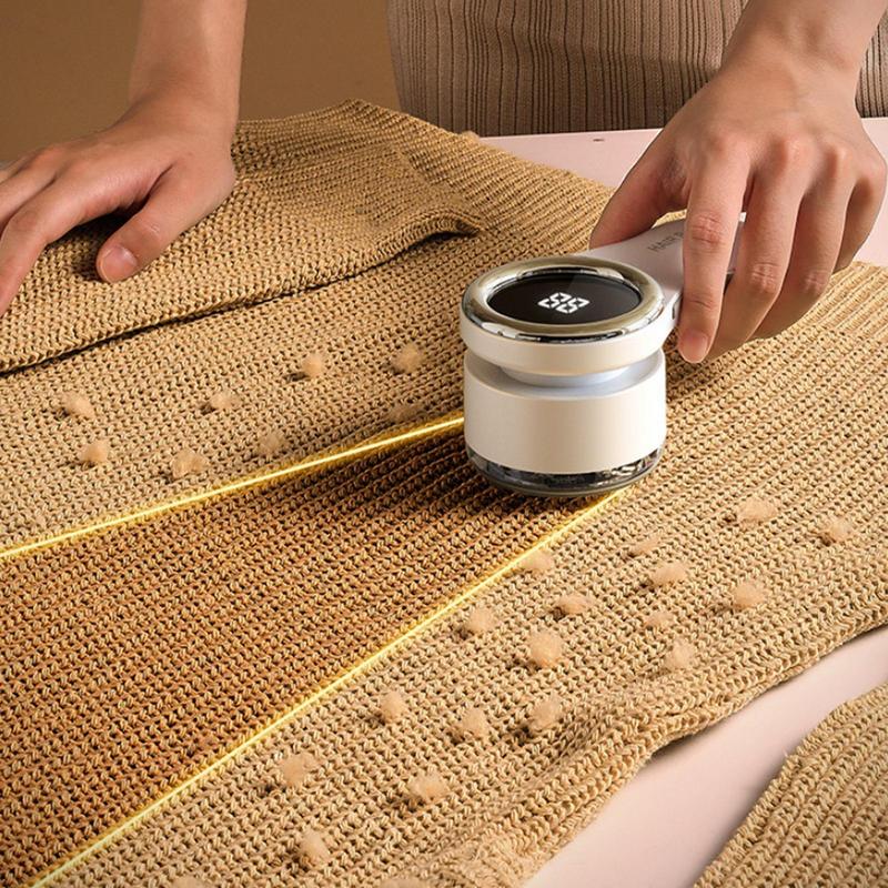 Fabric Pilling Remover Manual Lint Remover Clothes Fabric Shaver Digital Display Pilling Remover Battery Depiller Lint Shaver