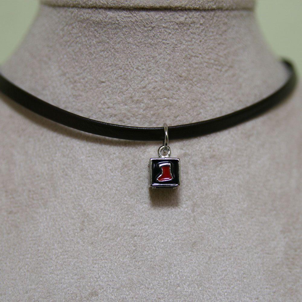 

Choker Necklace for Women, Cowhide, Christmas Fragrance Aroma Dark brwon