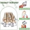 50 Stück 8 ml & 6 ml Hängender Auto-Lufterfrischer Diffusor Leeres Klares Glas Ätherisches Diffusoröl Aromatherapie Duft Parfüm Anhänger