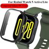 HD Tempered Glass+PC Case For Redmi Watch 5 Active/Lite Screen Glass Protective Shell For Redmi Watch 5 Lite/Active Bumper Cover