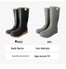Botas de Chuva Impermeáveis Antiderrapantes de Cano Alto Warrior para Homens, para Trabalho, Pesca e Equitação